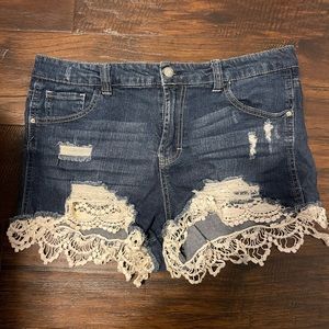 Almost Famous High Rise Jean Shorts